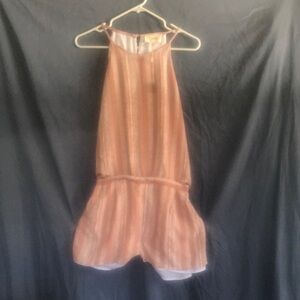 Romper-Pink and White Striped by If By Sea - S